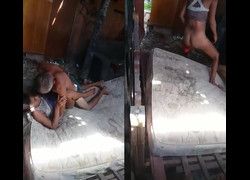 Flagra velhote botando com raiva no puxadinho em Fortelaza - CE